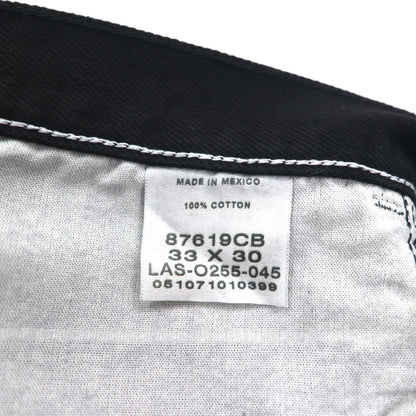 RUSTLER ( Wrangler ) HEAVY WEIGHT DENIM デニムパンツ M ブラック STAYS BLACK LONGER 87619CB メキシコ製 未使用品