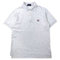 日本然リトテ-古着オンライン-FRED PERRY ポロシャツ M グレー コットン ワンポイントロゴ 日本製-FRED PERRY Polo Shirt M Gray Cotton One Point Logo Japan Made