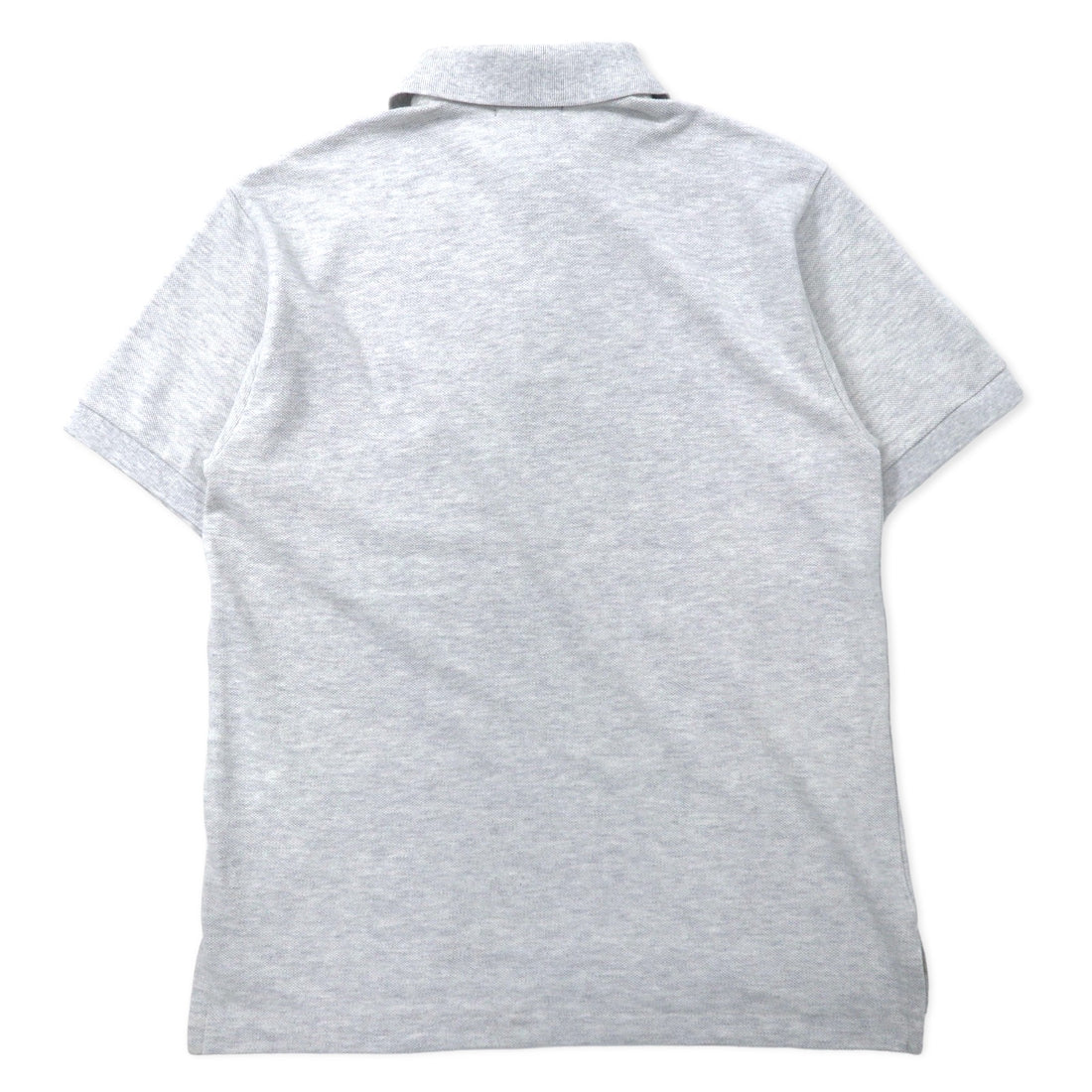 FRED PERRY Polo Shirt M Gray Cotton One Point Logo Made in Japan