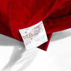 Aquasqutum Utility Coverall Balmacaan Coat M Red Double Zip Drawcord Made in Japan