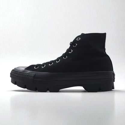 CONVERSE All Star Chunk Hi Sneakers, Size 27cm, Black Canvas, 1SD759