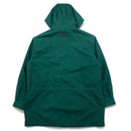 Eddie Bauer 90s 65/35 Cross Mountain Parka L Green Polyester Cotton Fleece Liner Drawstring Double Zip