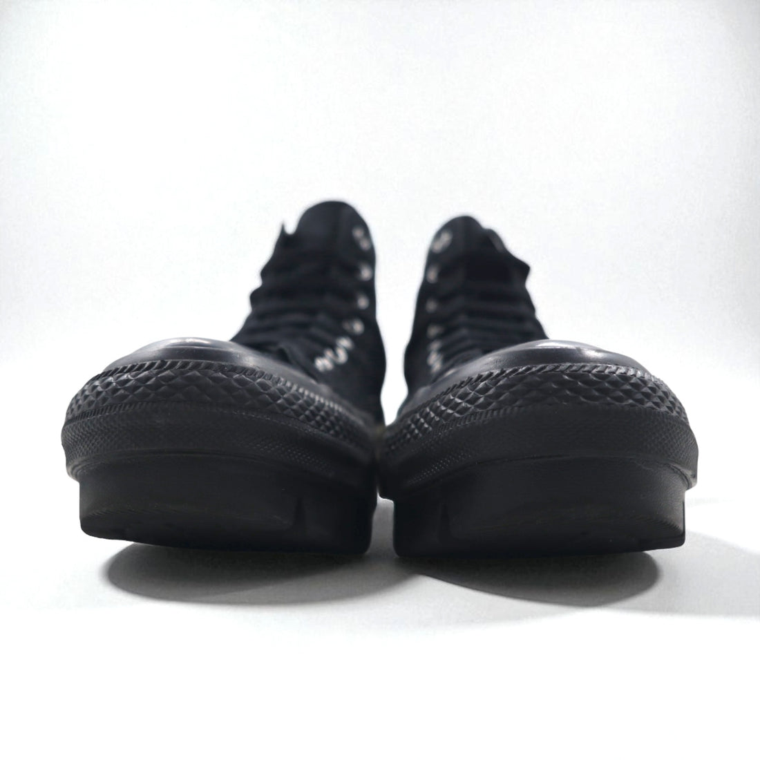 CONVERSE All Star Chunk Hi Sneakers, Size 27cm, Black Canvas, 1SD759