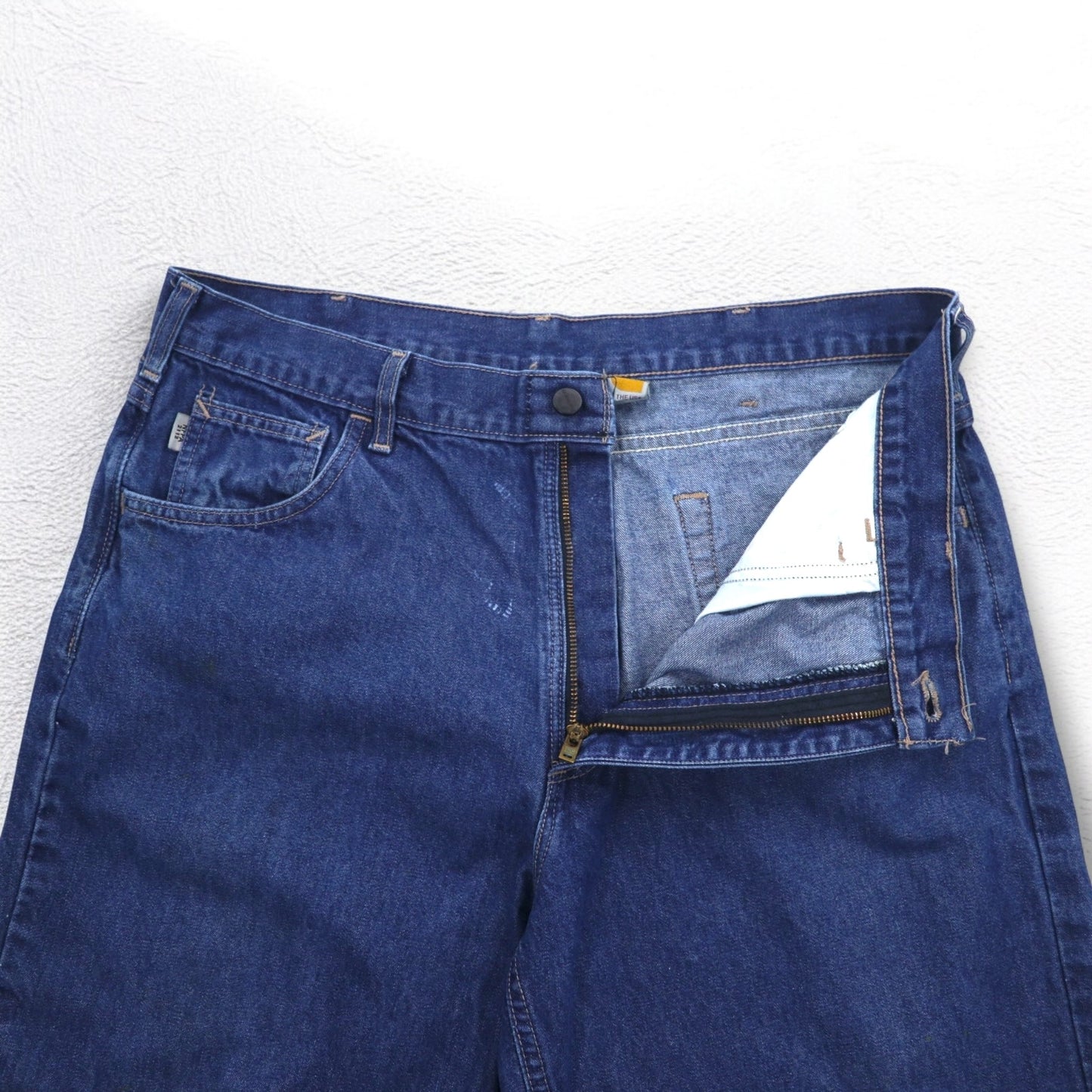 Carhartt USA Made FR Flame Resistant Denim Pants L Indigo Blue UFCW FRB100DNM