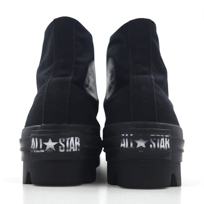 CONVERSE All Star Chunk Hi Sneakers, Size 27cm, Black Canvas, 1SD759