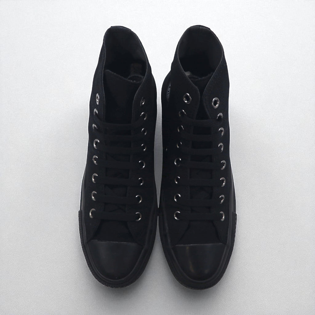 CONVERSE All Star Chunk Hi Sneakers, Size 27cm, Black Canvas, 1SD759