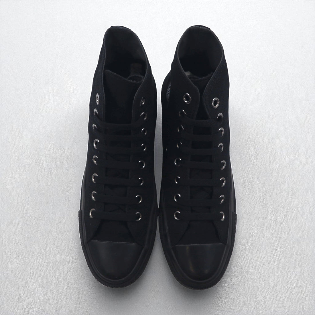 CONVERSE All Star Chunk Hi Sneakers, Size 27cm, Black Canvas, 1SD759