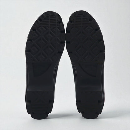 CONVERSE All Star Chunk Hi Sneakers, Size 27cm, Black Canvas, 1SD759