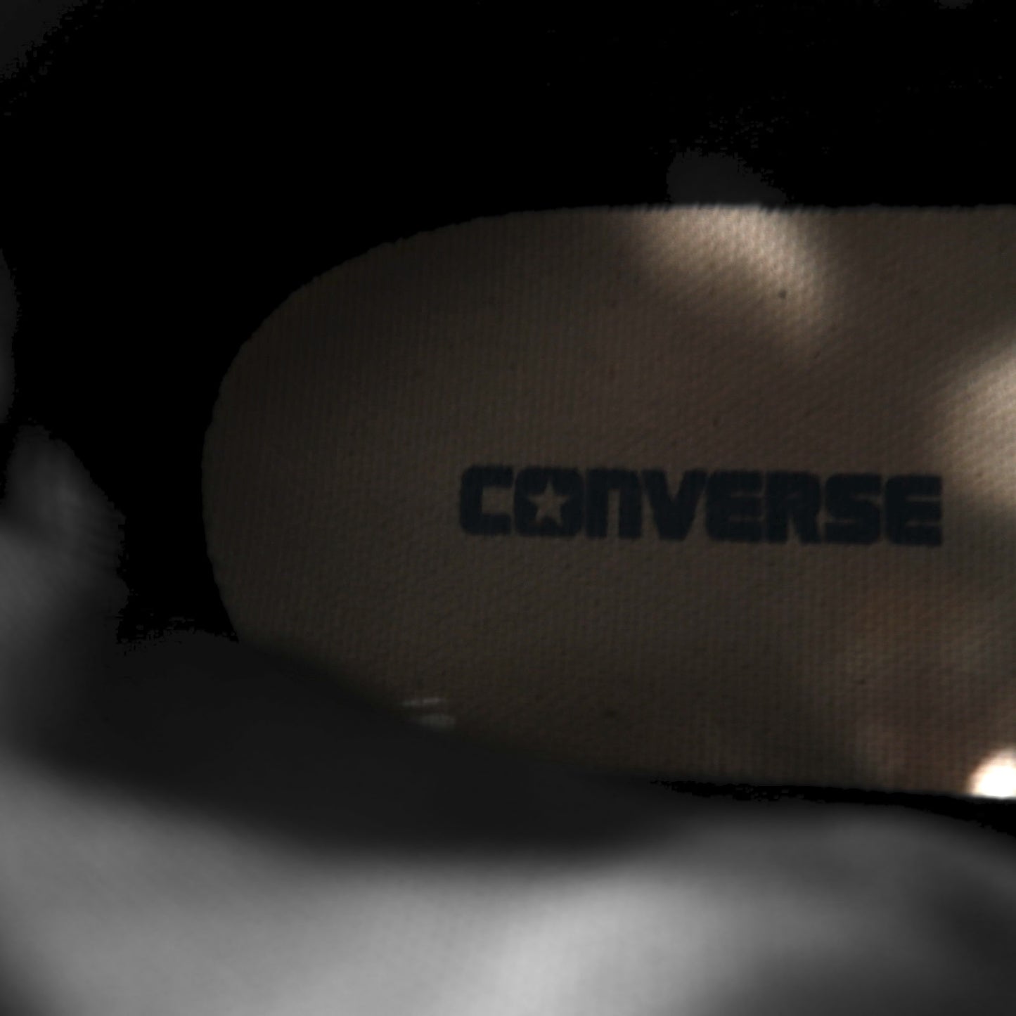 CONVERSE All Star Chunk Hi Sneakers, Size 27cm, Black Canvas, 1SD759