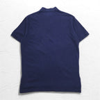 POLO RALPH LAUREN Polo shirt L Navy Cotton Pique Small pony embroidery