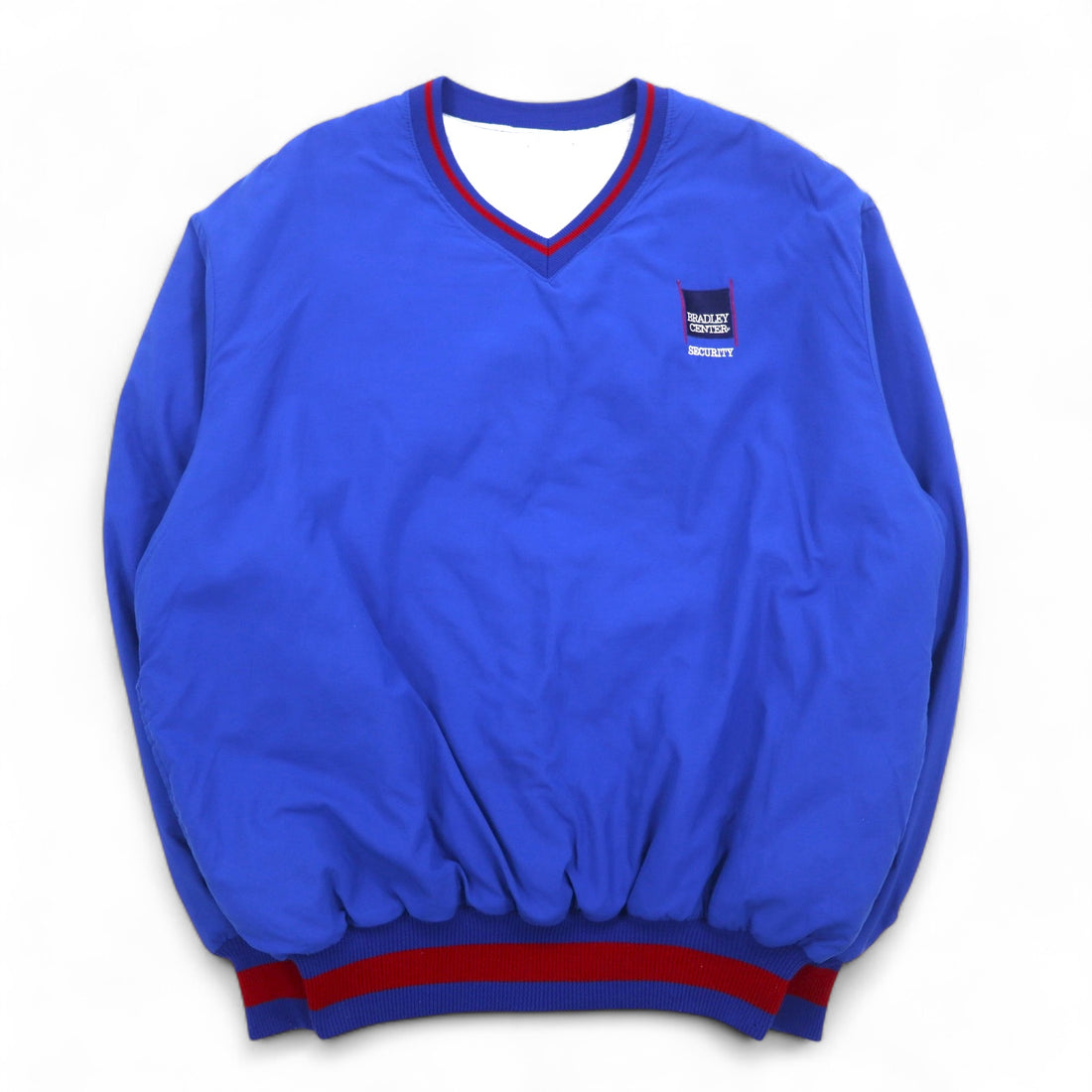 Made in USA 90s DeLONG Ribline Piste Pullover Nylon Jacket XL Blue BRADLEY CENTER