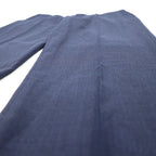 HUGO BOSS センタープレス テーパード スラックスパンツ XXL ネイビー 羊毛 ウール トルコ製