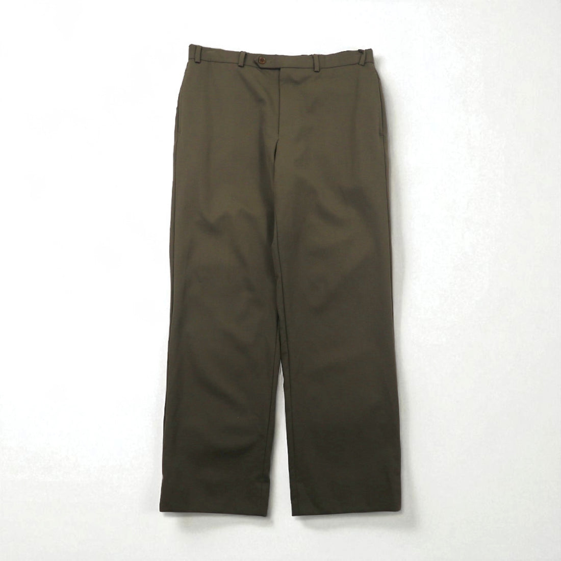 BROOKS BROTHERS 346 スラックスパンツ MADISON FIT M カーキ ウール