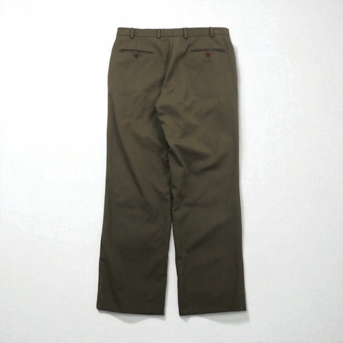 BROOKS BROTHERS 346 スラックスパンツ MADISON FIT M カーキ ウール