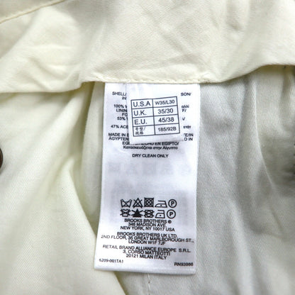 BROOKS BROTHERS 346 MADISON FIT Slacks, Medium, Khaki, Wool