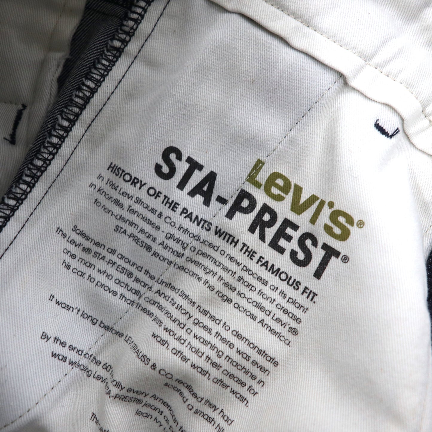 Levi's スタプレ スラックス 28 濃紺 リジッド STA-PREST 47959