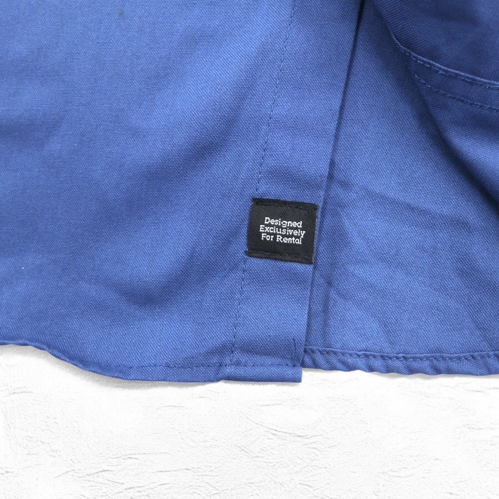 carhartt 半袖 ワークシャツ L ネイビー コットン 胸ポケット アメリカ企業 刺繍 TIMBER 384-19 メキシコ製