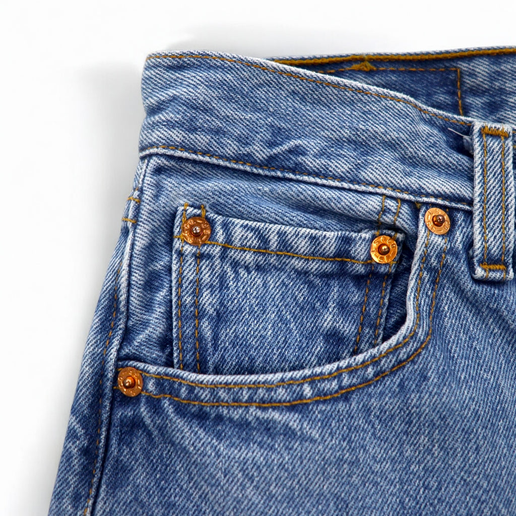 Levi's 90年代 スペイン製 ユーロリーバイス 501 デニムパンツ M インディゴ ブルー ボタンフライ 5010114