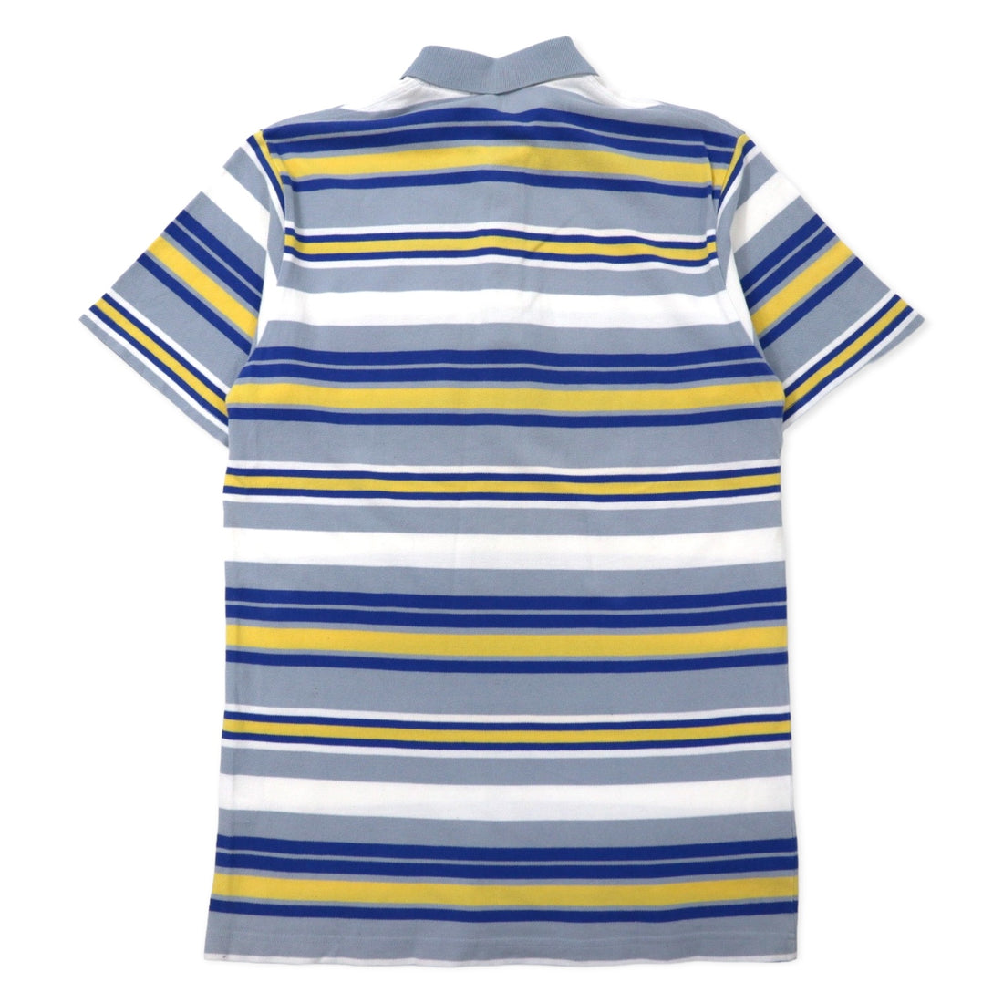 Burberrys Old Polo Shirt M Multicolor Border Cotton One Point Logo