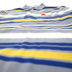 Burberrys Old Polo Shirt M Multicolor Border Cotton One Point Logo