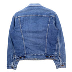 Levi's USA製 90年代 デニムジャケット Gジャン L ブルー 裏地ブランケット ボタン裏527 70506-0316