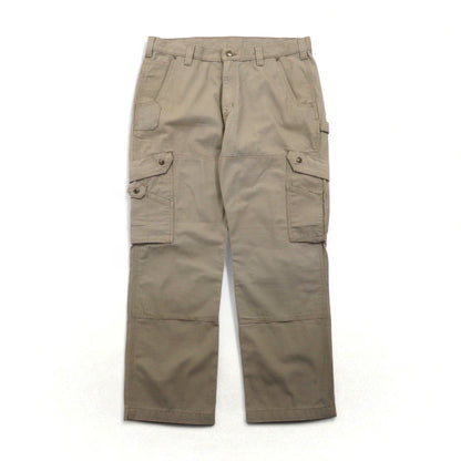 Carhartt リラックスフィット リップストップ ダブルニー ワーク カーゴパンツ  L ベージュ COTTON RIPSTOP RELAXED FIT DOUBLE-FRONT CARGO WORK PANT B342 DES