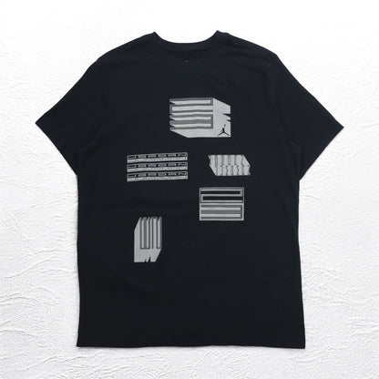 JORDAN BRAND ( NIKE ) JUMPMAN ジャンプマン Tシャツ L ブラック コットン AJ11 DD0403-010