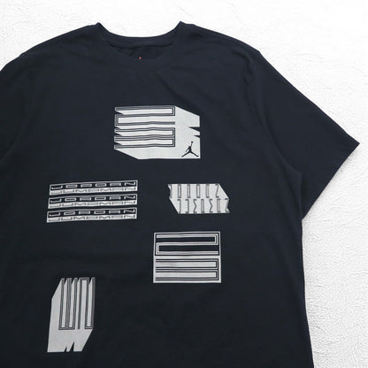 JORDAN BRAND ( NIKE ) JUMPMAN ジャンプマン Tシャツ L ブラック コットン AJ11 DD0403-010