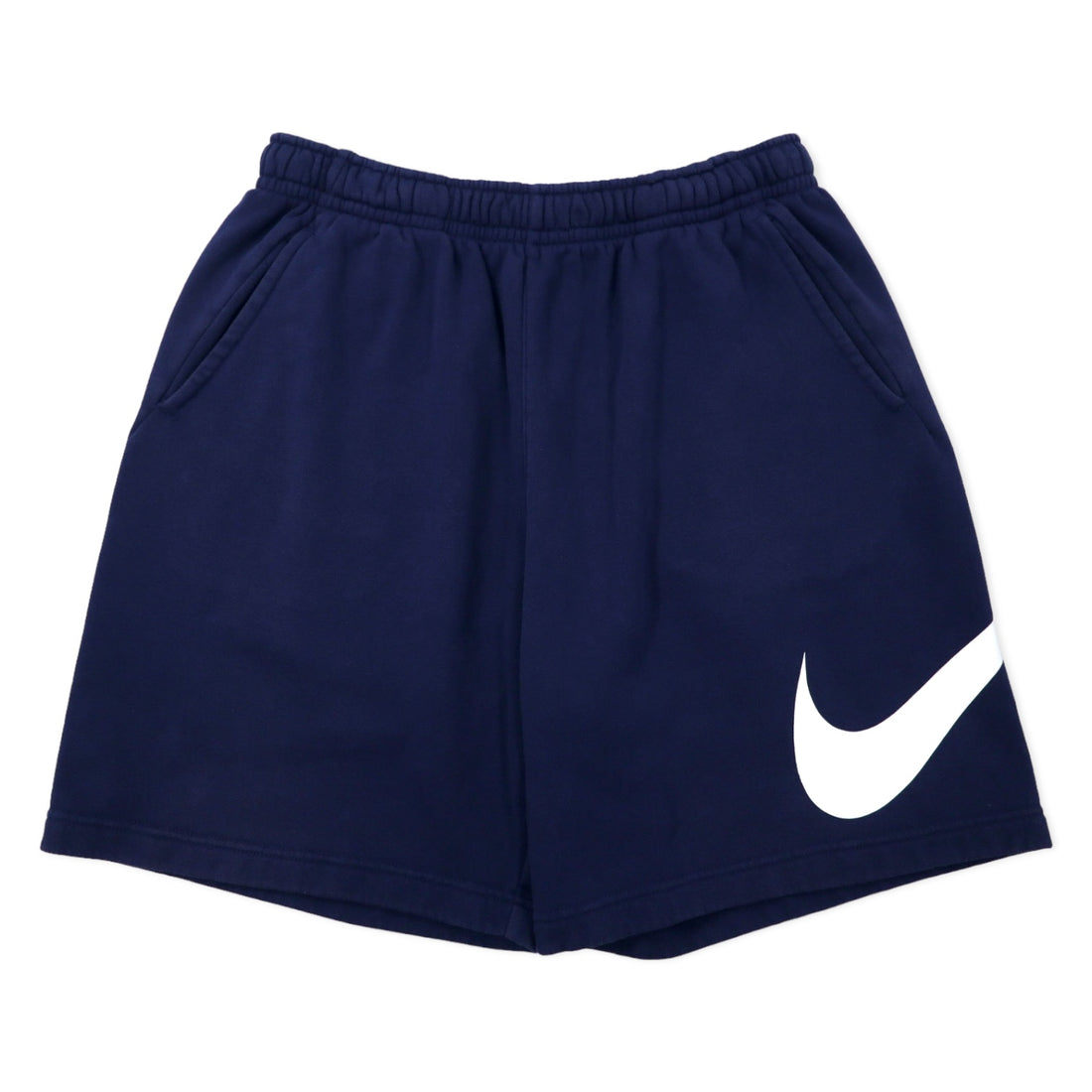 日本然リトテ-古着オンライン-NIKE スウェット ショーツ ハーフパンツ L ネイビー コットン ビッグスウォッシュ Sportswear Club Men's Graphic Shorts BV2721-410-NIKE Sweatshirt Shorts Half Pants L Navy Cotton Big Swoosh Sportswear Club Men's Graphic Shorts BV2721-410