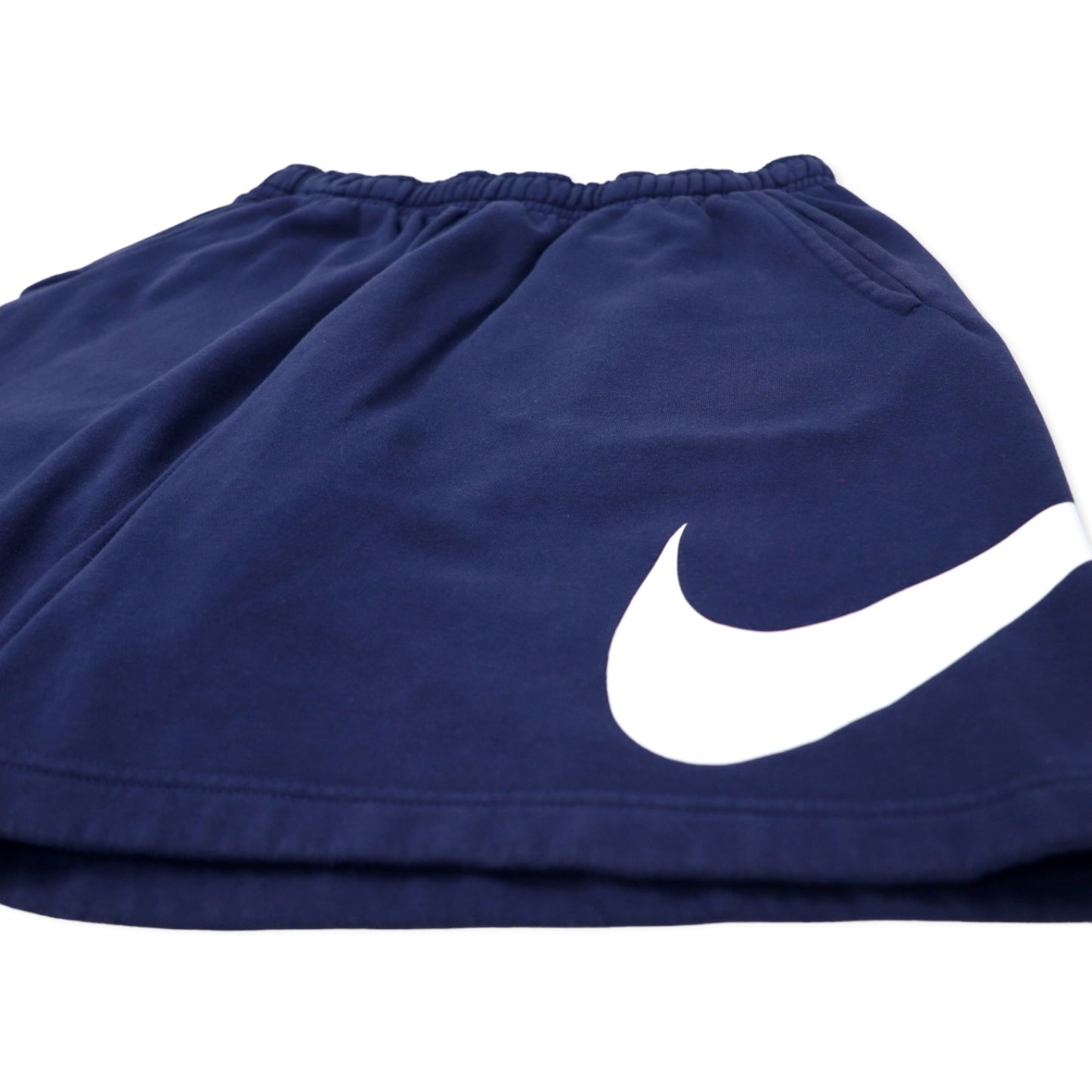 NIKE スウェット ショーツ ハーフパンツ L ネイビー コットン ビッグスウォッシュ Sportswear Club Men's Graphic Shorts BV2721-410