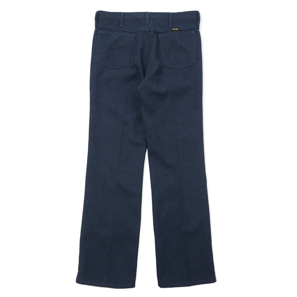 Wrangler 90年代 ランチャーパンツ L ネイビー ポリエステル センタープレス