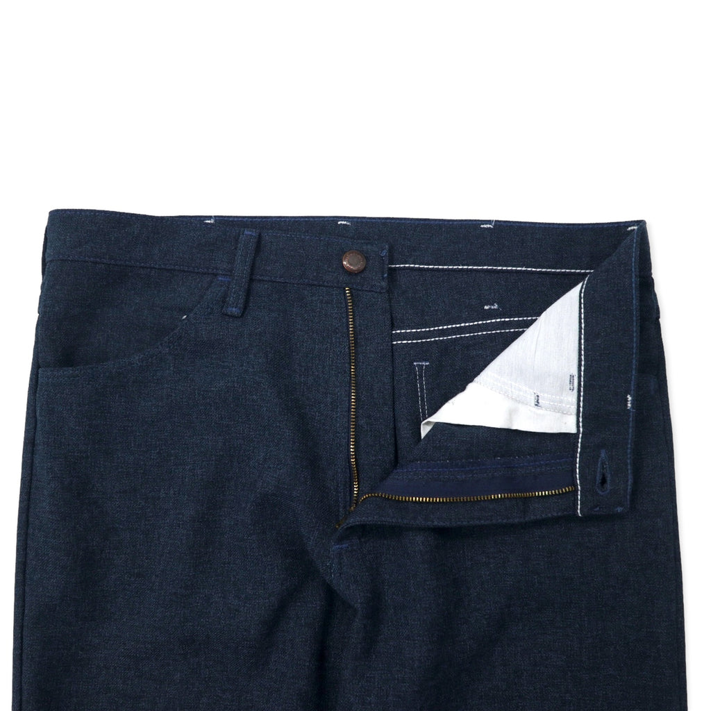 Wrangler 90年代 ランチャーパンツ L ネイビー ポリエステル センタープレス