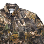 Columbia Realtree Camo Button-Down Work Shirt, Size M, Khaki, Cotton, HM7009
