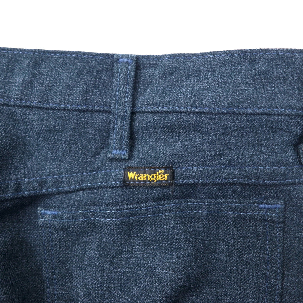 Wrangler 90年代 ランチャーパンツ L ネイビー ポリエステル センタープレス