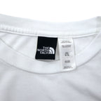 THE NORTH FACE USA Box Logo Print T-Shirt XL White Polyester Big Size