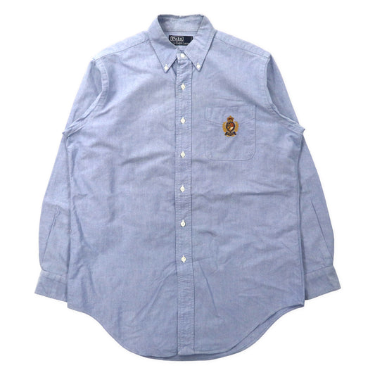 日本然リトテ-古着オンライン-Polo by Ralph Lauren オックスフォード ボタンダウンシャツ M ブルー コットン-POLO BY RALPH LAUREN Oxford Button-Down Shirts M Blue Cotton