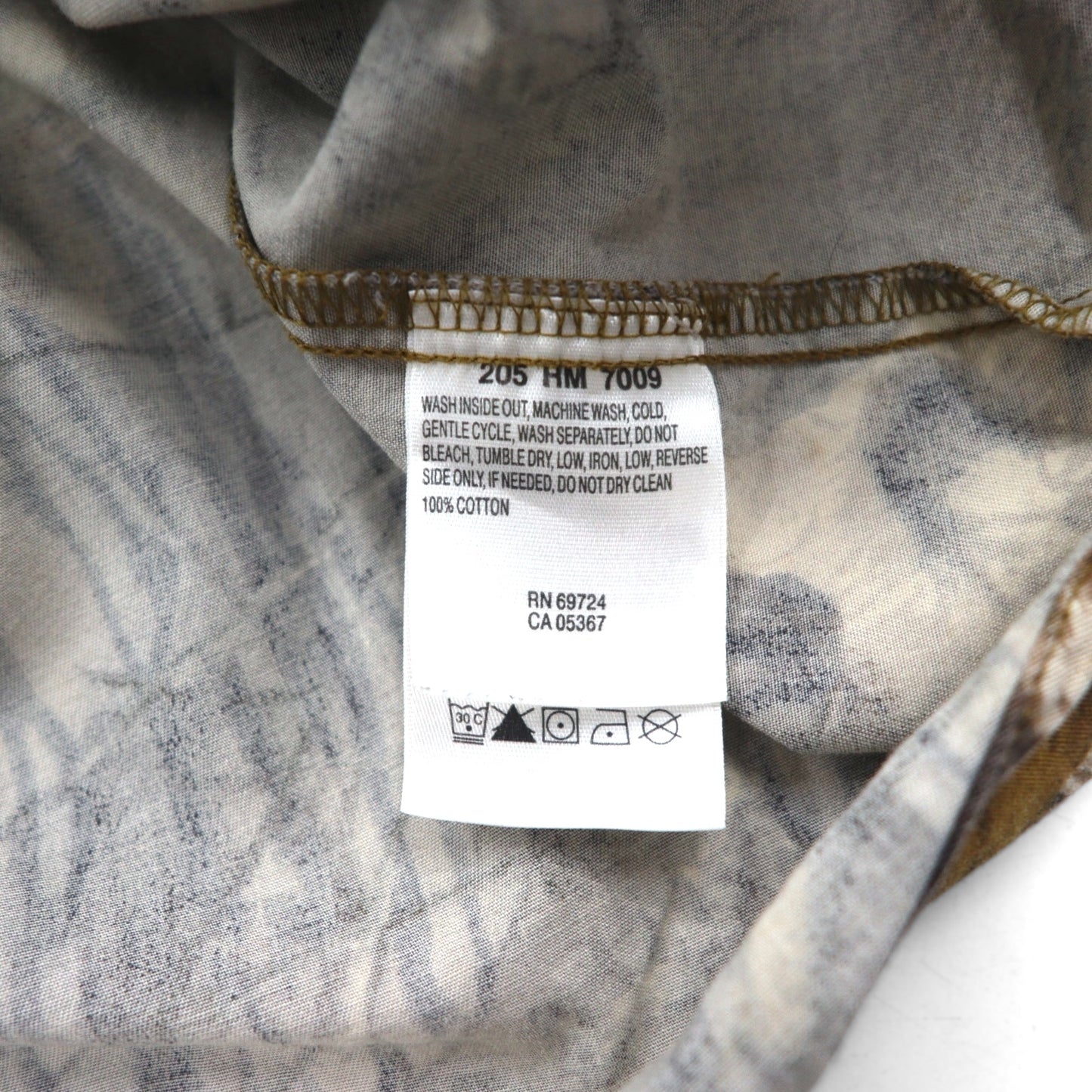 Columbia リアルツリーカモ ボタンダウン ワークシャツ M カーキ コットン HM7009