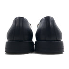 JOHNSTON &amp; MURPHY Made in Italy Signaure Series Straight Tip Dress Shoes 27cm Black Leather 137 15 4643