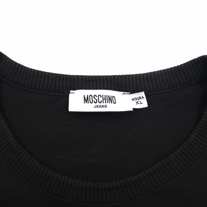 MOSCHINO JEANS Long Sleeve T-Shirt, XL, Black, BIG FISH Print