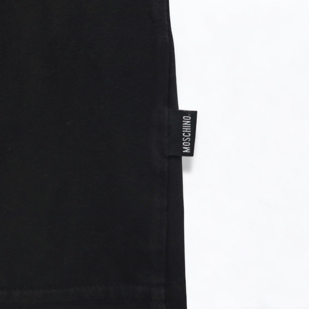 MOSCHINO JEANS ロングスリーブTシャツ ロンT XL ブラック BIG FISH プリント