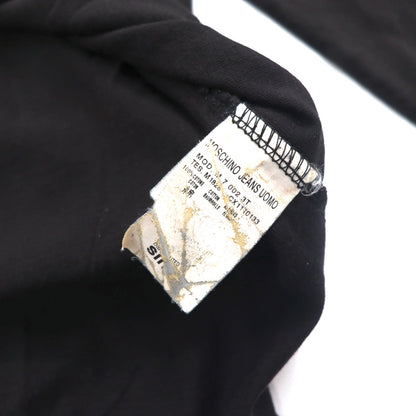 MOSCHINO JEANS Long Sleeve T-Shirt, XL, Black, BIG FISH Print