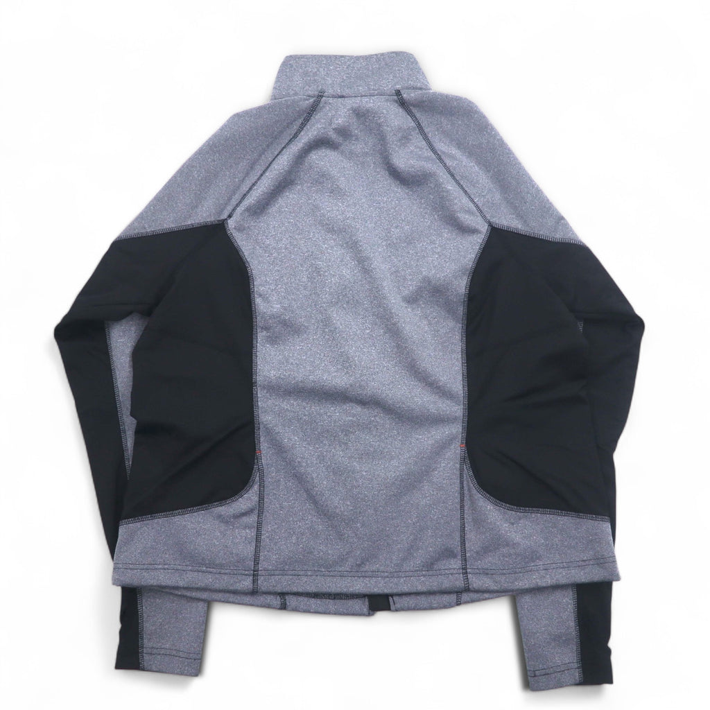 HARLEY DAVIDSON Softshell Jacket Jersey L Grey Stretch Thumbhole Double Zip