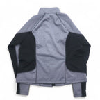 HARLEY DAVIDSON Softshell Jacket Jersey L Grey Stretch Thumbhole Double Zip