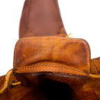 POLO RALPH LAUREN レンジャーブーツ レースアップブーツ 26.5cm ブラウン オイルドレザー ベルト ロゴ