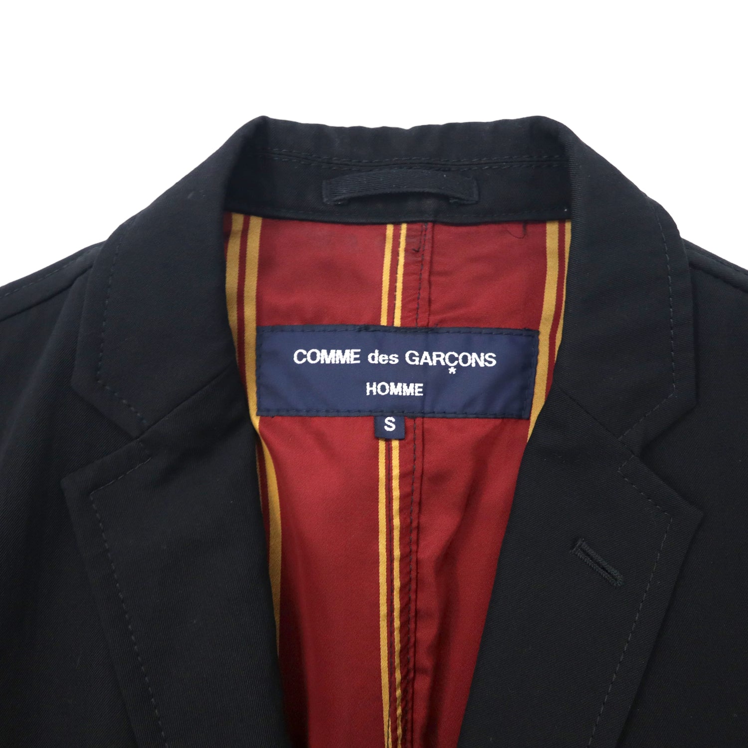 COMME des GARCONS HOMME 2b Tailored Jacket S Black Wool HR-J022 Japan MADE