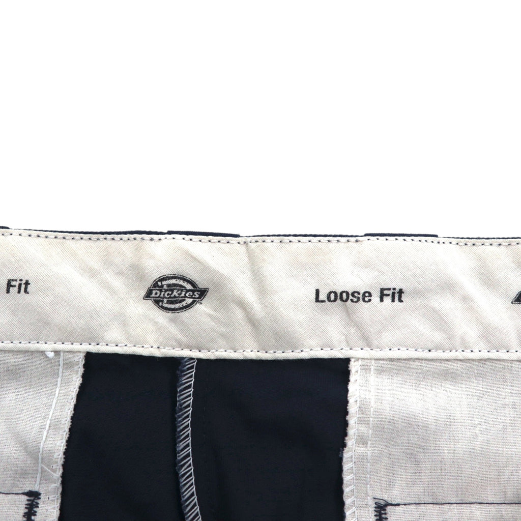 Dickies ルーズフィット LOOSE FIT ダブルニー ワークパンツ チノパンツ L ネイビー 85283DN ホンジュラス製