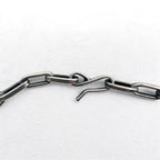 NAVAJO インディアンジュエリー Timothy Lee ネックレス ナバホ族 シルバー リンク チェーン Sterling スタンプワーク トライバル