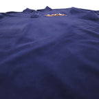 Polo by Ralph Lauren 90s Polo Player Embroidered Polo Shirt, Medium, Navy, Cotton, Pique