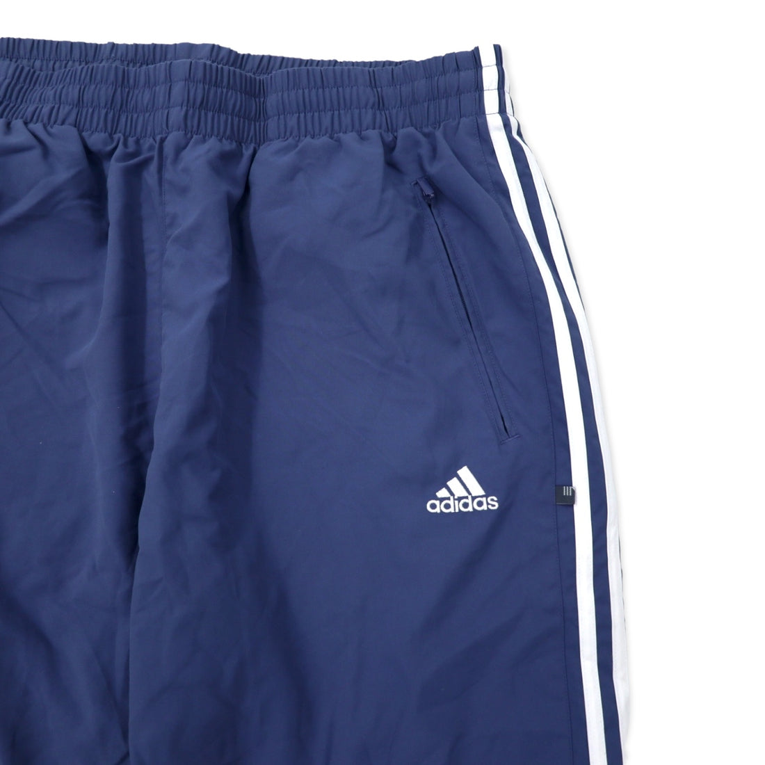 adidas 00s 3-Stripes Wide Track Pants Jersey 190 Navy Polyester