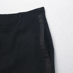 50s Vintage Trousers サイドライン スラックスパンツ L ブラック CONMARジッパー サスペンダーボタン